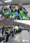 서울시 강서구에 위치한 명덕외고 전교생이 봉사활동에 나섰다.