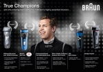 True Champions Join the winning team with one of Braun's highly awarded shavers