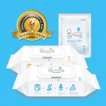 첨가물이 전혀 없는 물티슈로 특허 등록된 우수메디컬의 신생사용 물따로 물티슈