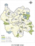 금산군 마을의 인구유형별 분포(충남발전연구원 충남리포트 101호)