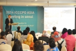 2014 ICCCPO ASIA Meeting in Seoul 에서 아시아 소아암 협회 부회장  Mr. Pau, Benson(벤슨파우)씨가 축사를 하고 있다.