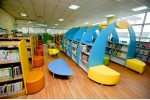 금나래 도서관 어린이 자료실의 모습이다.