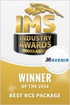 마베니어의 가상화 RCS 솔루션, 2014 IMS 산업상의 최고 RCS패키지상 수상