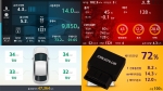 몬스터게이지 OBD2 스캐너 단말기 출력 화면이다.