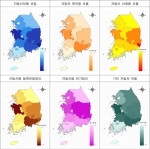 시도별 자동차부품산업의 입지계수를 충남리포트 111호(김양중 박사)에서 발표했다.