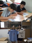 내정중학교 손으로 하는 실천봉사반 학생들이 함께하는 사랑밭이 진행하는 사랑의 티셔츠 만들기 캠페인에 참여했다.