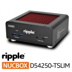 ㈜밀은 무소음(Fanless) 공정이 적용된 Ripple NUCBOX 베어본(2종)을 출시한다.