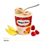 하겐다즈가 신사동 가로수길에 위치한 다이닝펍 헤도니즘에서 2014년 신제품 망고 앤 라즈베리(Mango & Raspberry) 아이스크림 퍼펙트 페어링(Perfect Pairing