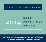 안리쓰가 프로스트 앤 설리번 글로벌 필드 RF 테스트 리더십 어워드를 수상했다.