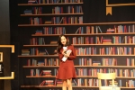 배우 안미나 씨가 행복한 책읽기라는 주제를 가지고 강연을 열었다.