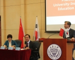 건국대 송희영 총장이 한중 대학총장포럼에 참석했다.