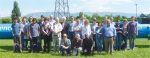 유럽핵입자물리연구소(CERN)의 7번째 검출기 MoEDAL실험팀과 조용민 건국대 석학교수(앞줄 왼쪽).