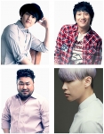 좌상단에서부터 시계방향으로, 송중기, 차태현, 라디, 고창석