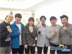 왼쪽부터 김지헌 선수, 천호영 선수, 서지원 선수, 김현철 대표원장, 한상현 선수, 토비도슨 감독
