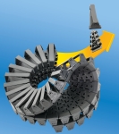 최대 7,000˚ 회전 가능한 Twisterband HD 경량, 고하중의 특징을 지닌 이구스 에너지체인 신제품 Twisterband HD 는 제한된 공간에서 최대 7,000˚ 회전