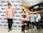 타미 힐피거 데님의 모델인 비투비가 부산에서 팬 사인회를 가졌다