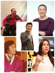 1인1책 장애인 작가들과 김준호 대표(가운데)