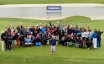 볼보트럭코리아는 중국 톰슨 상하이 푸동 골프클럽에서 개최된 2014 볼보 월드 골프 챌린지 월드 파이널에 참가했다. 사진은 대회 우승자를 비롯한 대회에 참가한 31개국 총 71명의