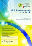 2015 아시아태평양 젠더서밋 포스터