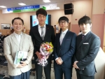 왼쪽부터 부산센터장 최익정, 박종현 요원, 최정민 요원, 정일군 주임