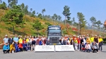 볼보트럭코리아가 지난 20일 전북 무주의 무주안성 컨트리 클럽에서 전국의 볼보트럭 고객을 대상으로 2015 볼보 월드 골프 챌린지코리아 파이널을 개최했다. 이날 대회의 참가자들이 