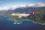 하와이안항공이 2016년 7월 22일부터 호놀룰루 국제공항과 일본 나리타 국제공항을 연결하는 직항노선을 매일 운항한다