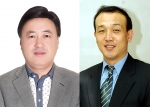 건국대 언론동문회가 2016 건국언론인상에 진교승(왼쪽) 원희복 씨를 선정했다