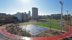 건국대학교 체육광장 전경