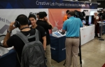 SXSW 2016에 마련된 삼성전자 C랩 우수과제 전시부스 전경