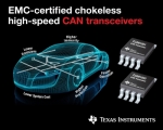 TI가 오토모티브 업계에서 가장 우수한 EMC 성능을 제공하는 초크리스 고속 CAN 트랜시버 제품군을 출시했다