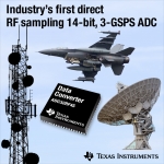 TI가 가장 높은 레벨의 RF 샘플링 성능을 달성하는, 업계에서 가장 빠른 14bit 아날로그-디지털 컨버터, ADC32RF45를 출시한다