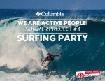 컬럼비아가 여름 맞이 워터스포츠 체험 행사의 마지막 프로그램 서핑 파티의 참가자 접수를 시작한다