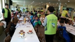 사회복무요원(가온누리 봉사단체)들이 지역아동센터 아동들과 케익만들기