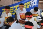맞춤형보육 제도개선 및 시행연기 촉구를 위한 단식투쟁에 돌입한 한국어린이집총연합회 정광진 회장