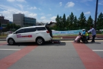 광주광역시교통약자이동지원센터가 광주전국장애인 보치아선수권대회에 차량을 지원했다