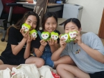 희망사과나무 나눔교육협력학교 사랑의 동전모으기 캠페인에 참여한 학생들