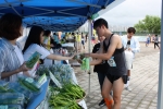 한국풋고추생산자협의회가 골드마라톤대회에서 약 1,500여명의 마라톤 참여자들에게 풋고추 나눔행사를 진행했다