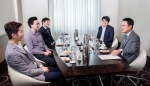 ING생명은 정문국 대표이사 사장이 서울 중구 더 플라자호텔에서 청년 CEO 고객들과의 만남을 가졌다