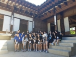 서울배낭여행에 참여 청소년들