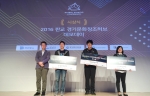 왼쪽부터 마카롱팩토리 대표 김기풍, 중앙 액션크레프트 대표 오세기, 클레비 대표 윤미선
