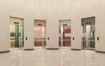 현대엘리베이터가 건축물의 다양한 컨셉에 따라 디자인 선택의 폭을 넓히고 친환경 기능을 적용한 뉴와이저 시그니처(NewYzer Signature), 이노버(Innover) 등 신제품