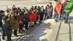 한국청소년연맹 전통문화 기능연수에 참가하고 있는 교사들