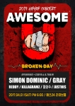 2017 힙합콘서트 Awesome U-Brokenday 포스터