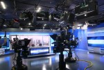 미국 NBC 방송국의 뉴스데스크에 설치된 레온의 방송용 LED 조명