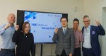 왼쪽부터 Torsti Tenhunen(엔젤 VC), Anni Rahiala(스타트업사우나 CNO), 송도근(YSK미디어 Advisor),Moaffak Ahmed(현 헤드코치), R