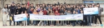 함께하는 사랑밭이 3월 25일 현대오토에버 임직원 및 가족 85명과 함께 대동세무고등학교에서 벽화 그리기 봉사활동을 실시했다