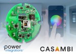 파워 인테그레이션스와  Casambi Technologies가 색상 조정이 가능한 스마트 조명 레퍼런스 디자인을 발표했다