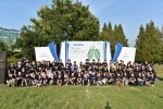 8일 오후 올림픽공원에서 열린 맑은 숨 캠페인 2017 폐암 예방 걷기대회에 참여한 시민들이 폐암 예방 실천을 다짐하고 있다