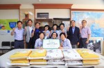 동명대 신승수 교수는 추석 명절 연휴를 보름여 앞둔 13일 교내 환경미화원들에게 쌀 100Kg를 전달했다