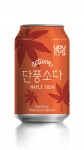 GS25가 단풍 시즌에 어울리는 단풍소다를 출시했다
